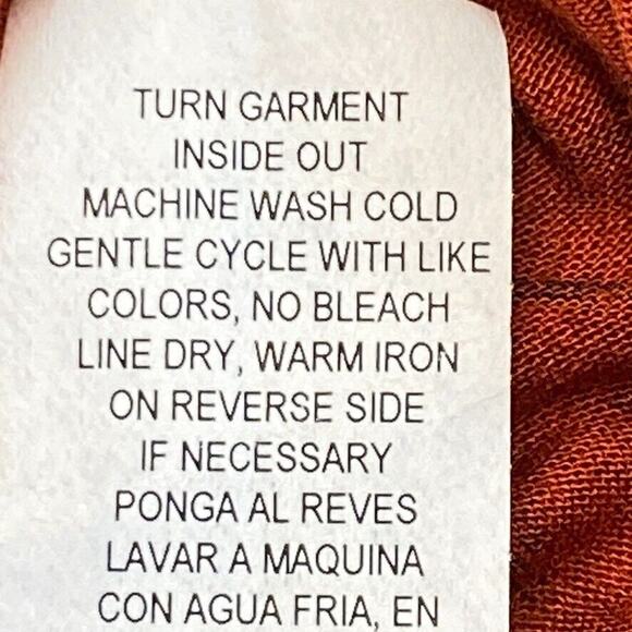 Lily White Top Womens Large Rust Aztec Pocket Long Sleeve Southwest USA NEW - Picture 13 of 13